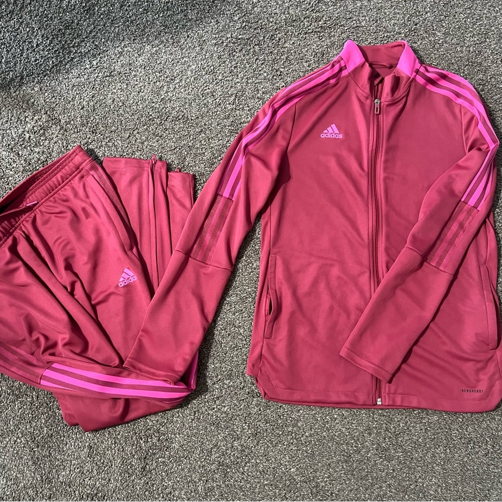 Adidas Pink Track Suit